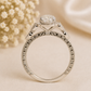 14K Gold | WG 2.05CT Marquise Vintage Cathedral Lab Diamond Engagement Ring