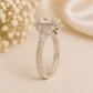 14K Gold | WG 2.05CT Marquise Vintage Cathedral Lab Diamond Engagement Ring
