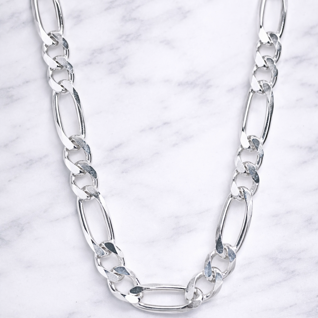 Sterling Silver | 6mm Figaro Chains