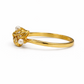 19.2K Portuguese Gold | Vintage Leaf Pearl Cluster Ring