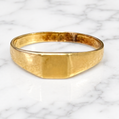19.2K Portuguese Gold | Classic Gold Signet Rings