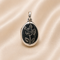 Sterling Silver | Flower Locket Pendant