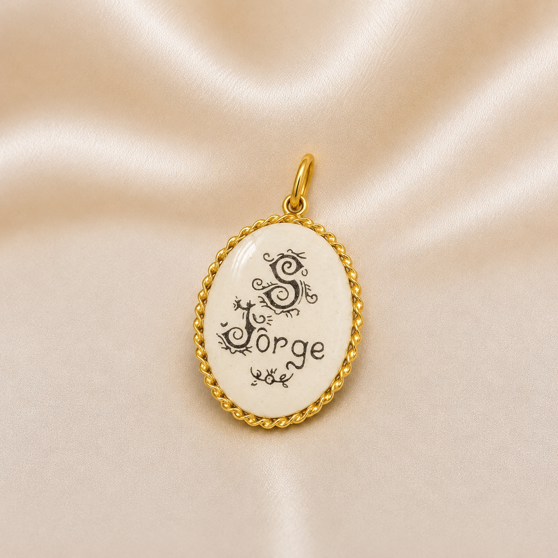 19.2K Portuguese Gold | Saint Jorge Pendant
