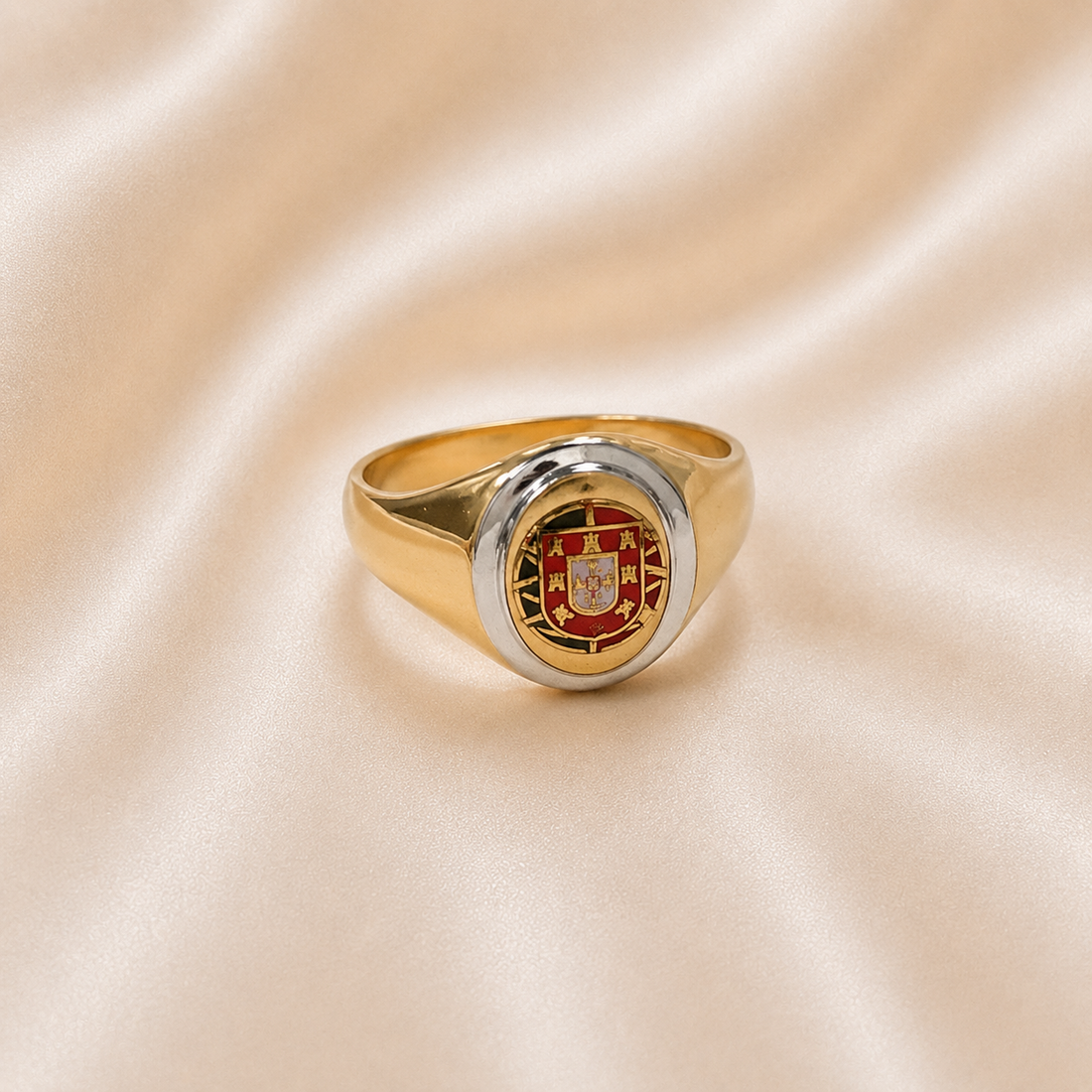 19.2K Portuguese Gold | Portugal Flag Rings