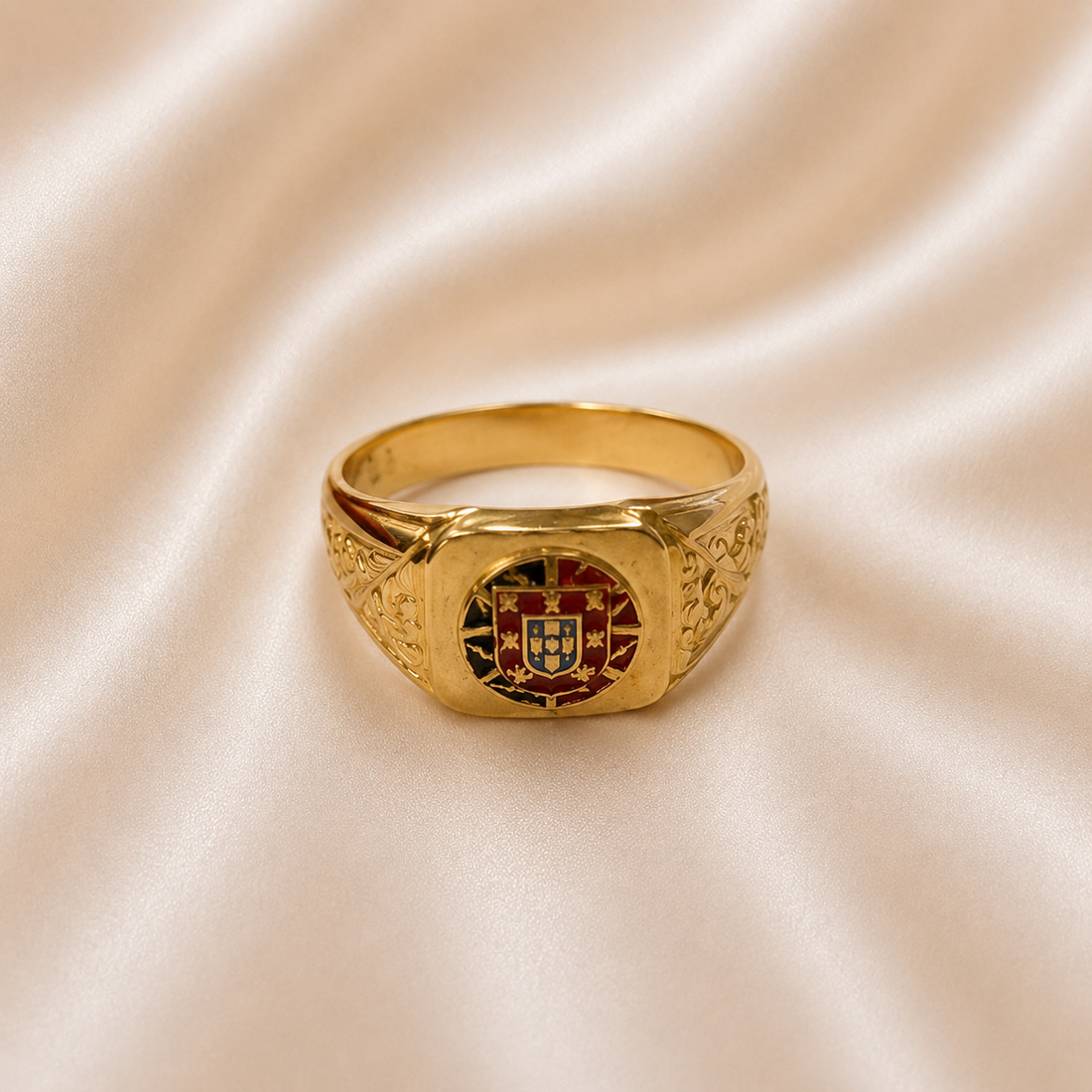 19.2K Portuguese Gold | Portugal Flag Rings