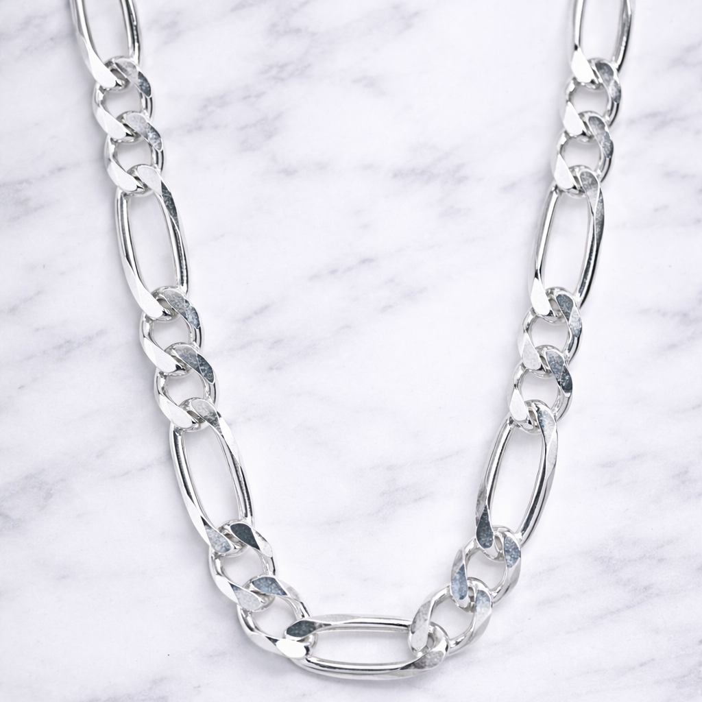 Sterling Silver | 5mm Figaro Chains