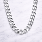 Sterling Silver | Thick Curb Chain Necklace