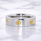 Sterling Silver | Two Tone Designer Ring