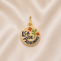 19.2K Portuguese Gold | Round Lca. De Padrinhos (Godparents ) Charms