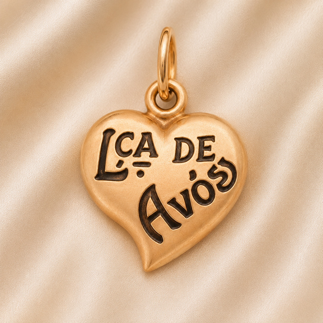 19.2K Portuguese Gold | Lca. De Avos Charm ( Grandparents Charm)