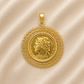 19.2K Portuguese Gold | Antique Gold Coin Replica Pendant