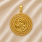 19.2K Portuguese Gold | Antique Gold Coin Replica Pendant