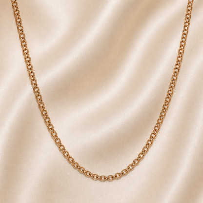 19.2K Portuguese Gold | Thin Solid Freeze Chains