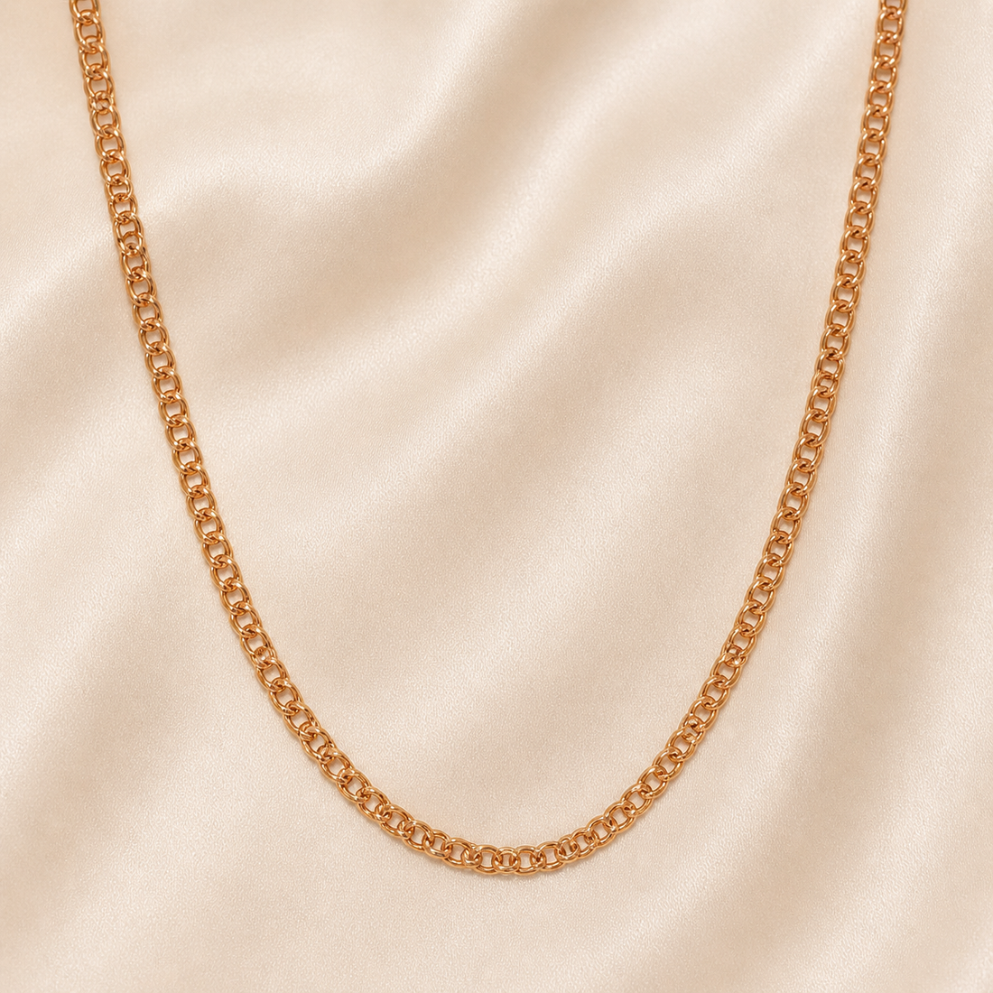 19.2K Portuguese Gold | Thin Solid Freeze Chains