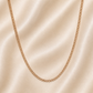19.2K Portuguese Gold | Thin Solid Freeze Chains