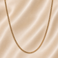 19.2K Portuguese Gold | Thin Solid Freeze Chains