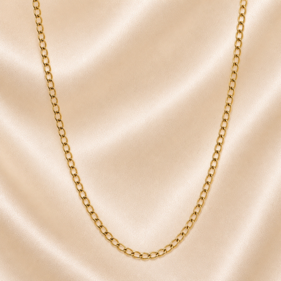 19.2K Portuguese Gold | Solid Curb Chains