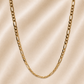 19.2K Portuguese Gold | 24" Solid Figaro Chains
