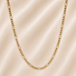 19.2K Portuguese Gold | 24" Solid Figaro Chains