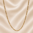 19.2K Portuguese Gold | 20" Solid Figaro Chains
