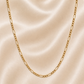 19.2K Portuguese Gold | 24" Solid Figaro Chains