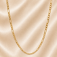 19.2K Portuguese Gold | 24" Solid Figaro Chains
