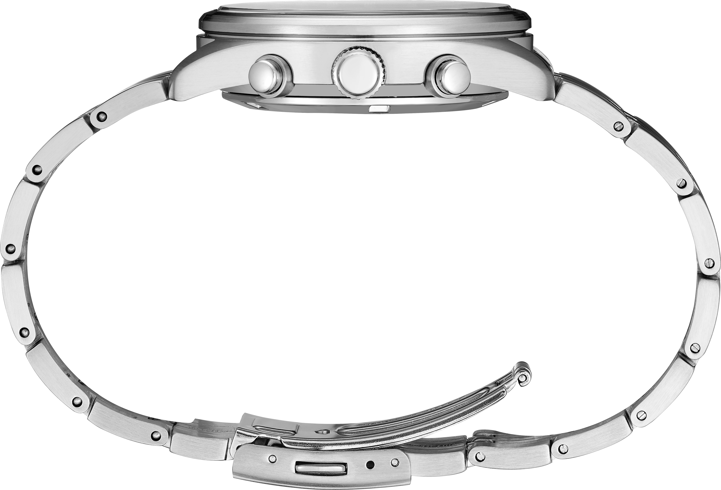 Chronograph Seiko | Essentials SSB429 Black Dial Stainless Steel Band 100 Meters Water Resistant Watch