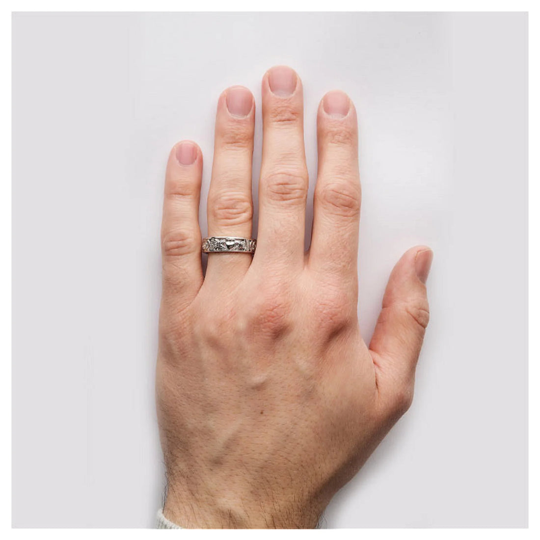 ShanOre | Sterling Silver Claddagh / Celtic Gents Ring