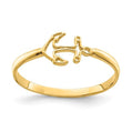 14K Gold | YG Anchor Ring
