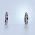 14K Gold | WG Star Cut-Out Hoop Earrings
