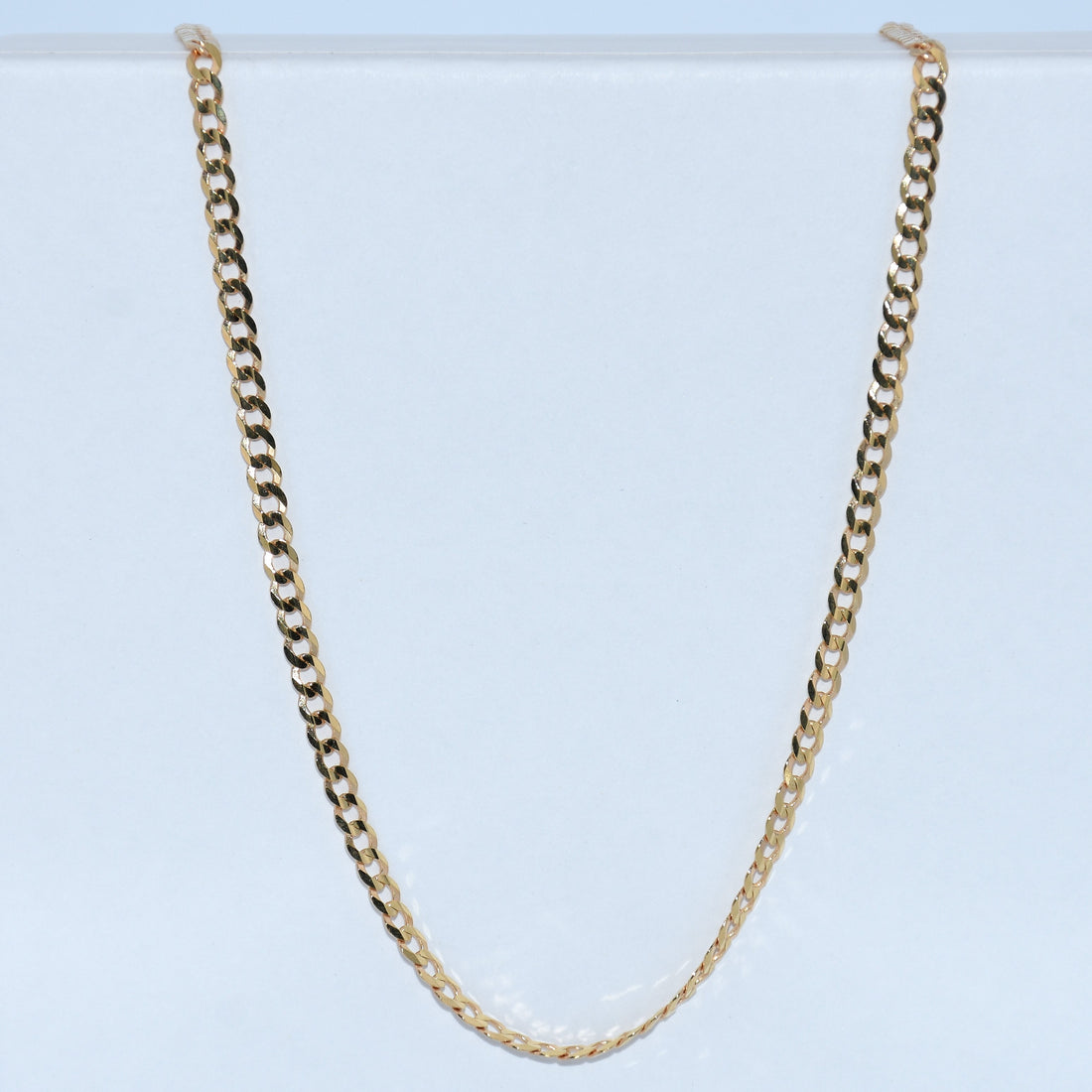 19.2K Portuguese Gold | Solid Curb Chains