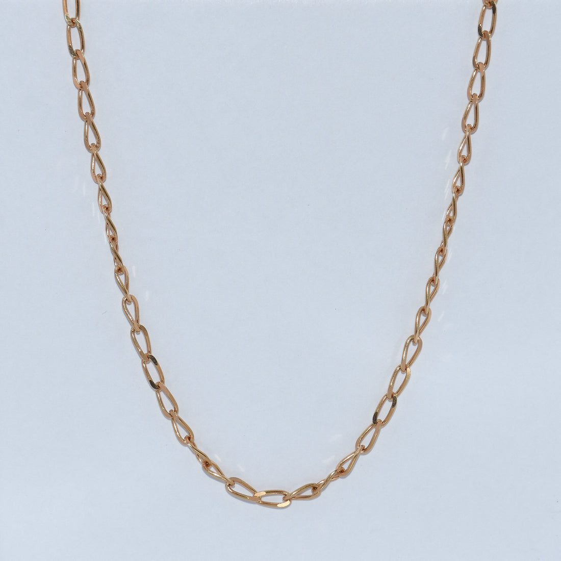 19.2K Portuguese Gold | 24inch 2.7mm Solid Elongated Curb Chain