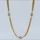 19.2K Portuguese Gold | 16" Vintage unique Box Chain with Balls