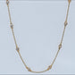 19.2K Portuguese Gold | CZ Necklace