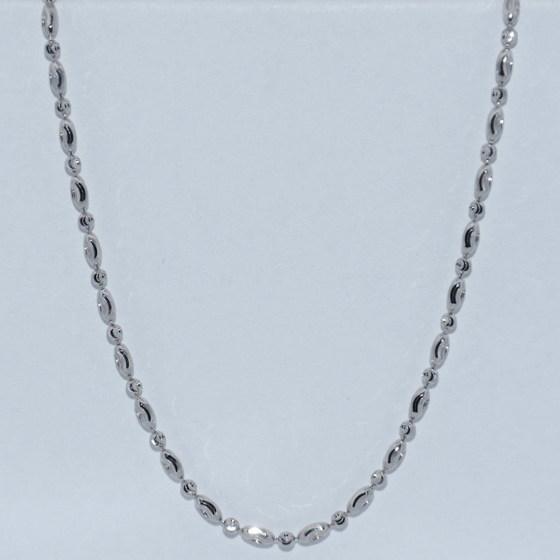 14K Gold | WG 18" Multi Ball Necklace