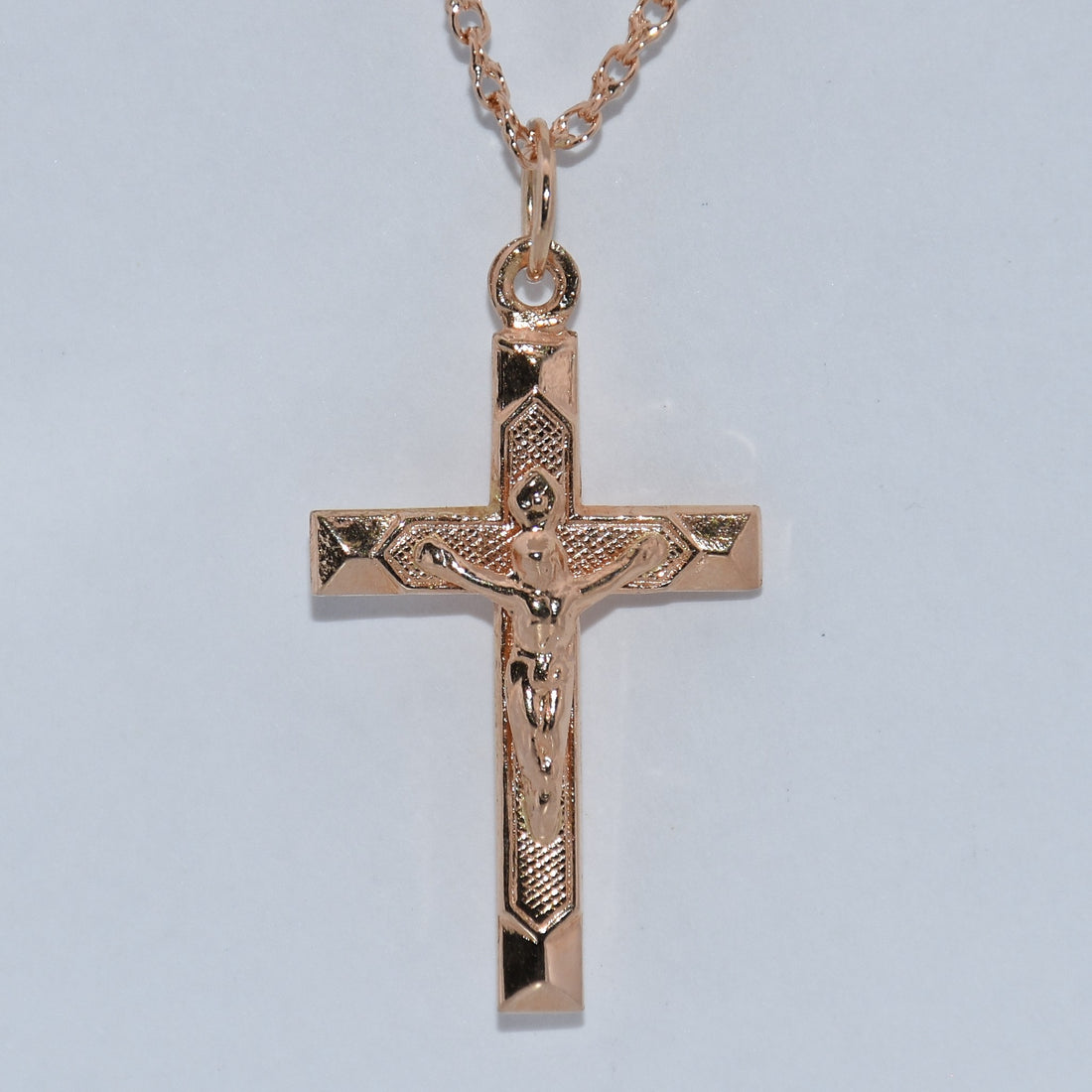 19.2K Portuguese Gold | Designed Crucifix Pendants