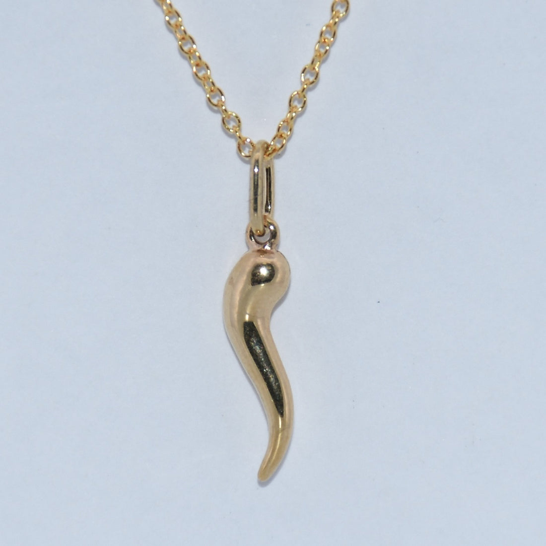 14K Gold | YG Small Italian Horn