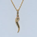 14K Gold | YG Small Italian Horn