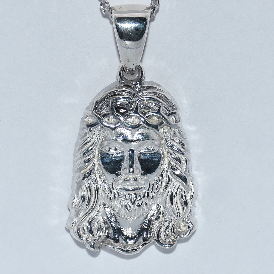Sterling Silver | Detailed Jesus Pendant