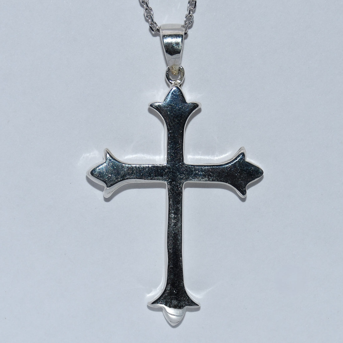 Sterling Silver | Vintage Plain Polished Cross
