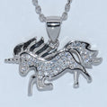 Sterling Silver | Unicorn CZ Pendant
