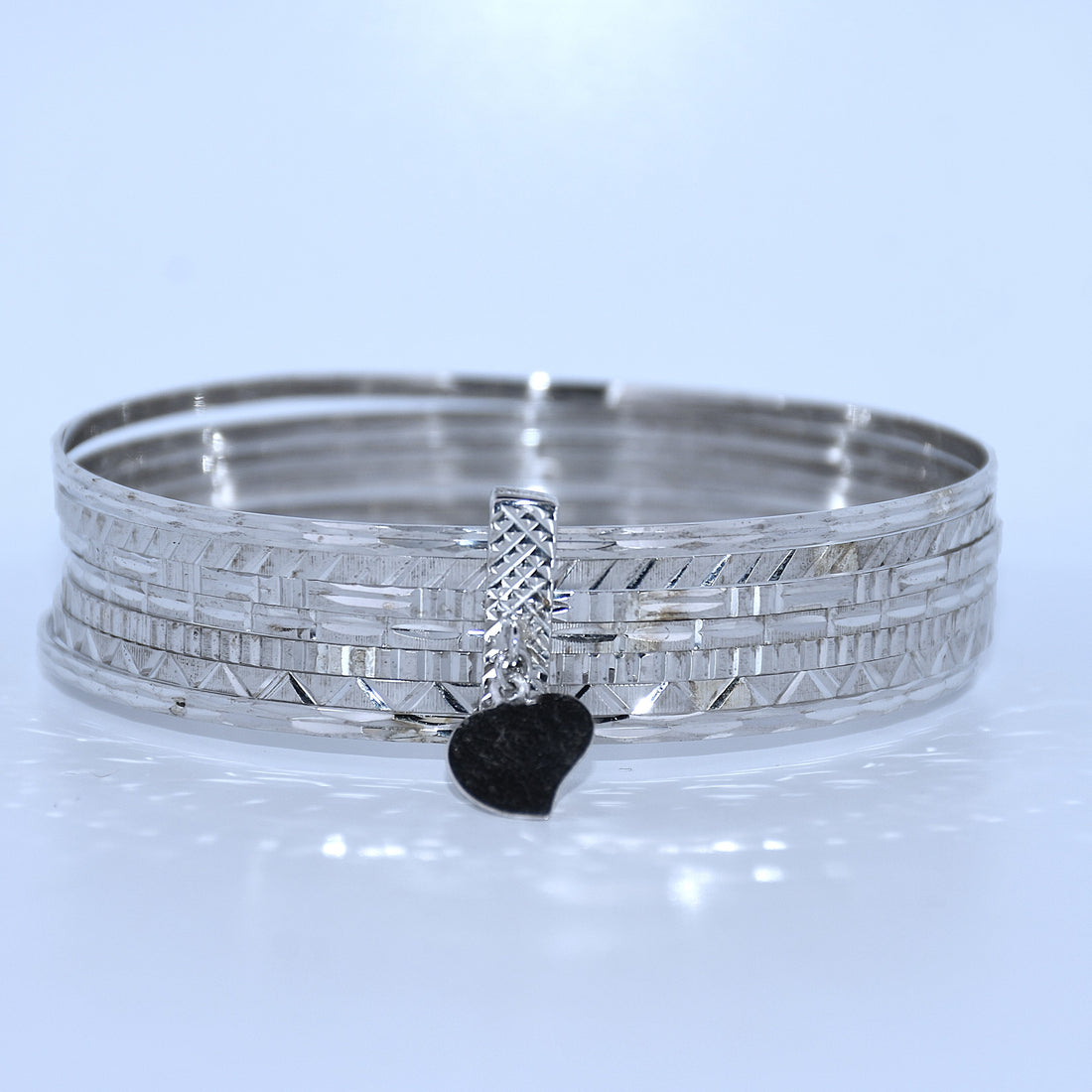 Sterling Silver | 7 Band Bracelets
