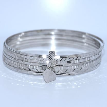 Sterling Silver | 7 Band Bracelets
