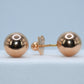 19.2K Portuguese Gold | Ball Earrings