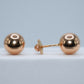 19.2K Portuguese Gold | Ball Earrings