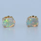14K Gold | YG Natural Opal Earrings