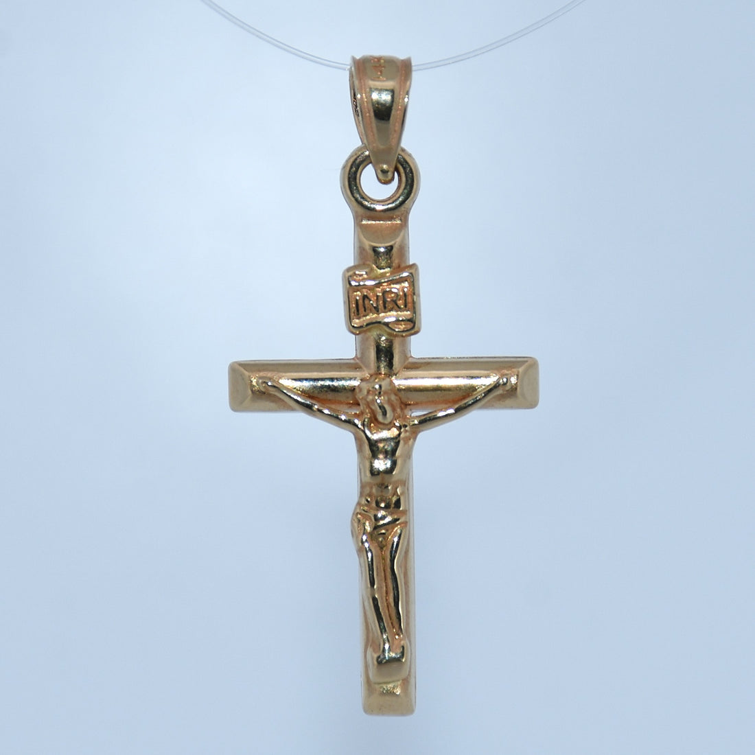 14K Gold | YG Hollow Crucifix Crosses
