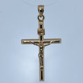 14K Gold | YG Hollow Crucifix Crosses