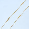 14K Gold | YG Diamond Cut Ball Necklace