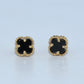 14K Gold | Van Cleef Inspired Clover Stud Earrings